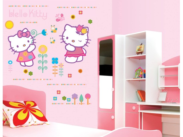 Hello Kitty αυτοκόλλητα τοίχου XL (5193)