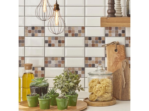 Tile Natural πλακάκια διακόσμησης τοίχων κουζίνας & μπάνιου (31312)