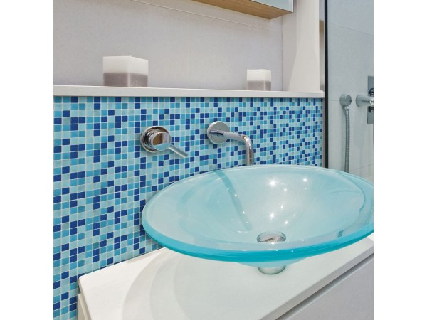 Tile Light Blue πλακάκια διακόσμησης τοίχων κουζίνας & μπάνιου (31314)