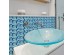 Tile Light Blue πλακάκια διακόσμησης τοίχων κουζίνας & μπάνιου (31314)