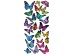 Colourful Butterflies αυτοκόλλητα τοίχου βινυλίου (59602)