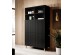 PAFOS Standing bookcase black/black DIOMMI CAMA-PAFOS-REGAL-CZ/CZ