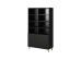 PAFOS Standing bookcase black/black DIOMMI CAMA-PAFOS-REGAL-CZ/CZ