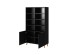 PAFOS Standing bookcase black/black DIOMMI CAMA-PAFOS-REGAL-CZ/CZ