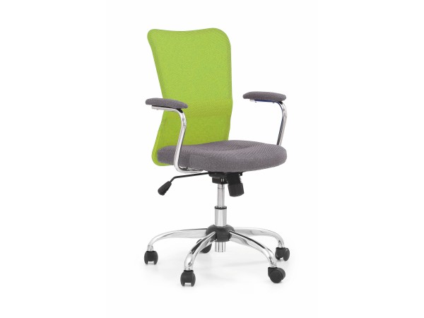 ANDY chair color: grey/lime green DIOMMI V-CH-ANDY-FOT-LIMONKOWY