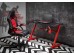 B49 desk black / red DIOMMI V-CH-B/49