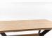 BACARDI extension table, color: top - natural oak, legs - black DIOMMI V-CH-BACARDI-ST