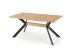 BACARDI extension table, color: top - natural oak, legs - black DIOMMI V-CH-BACARDI-ST