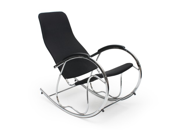 BEN 2 rocking chair color: black DIOMMI V-CH-BEN_2-FOT_BUJANY-CZARNY