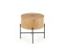 BROOKLYN-S c. table natural oak / black DIOMMI V-CH-BROOKLYN-S-LAW