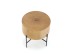 BROOKLYN-S c. table natural oak / black DIOMMI V-CH-BROOKLYN-S-LAW