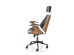 IGNAZIO swivel armchair, walnut/black DIOMMI V-CH-IGNAZIO-FOT-CZARNY