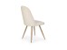 K214 chair, color: dark cream / honey oak DIOMMI V-CH-K/214-KR-C.KREMOWY/D.MIODOWY