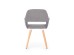 K283 chair, color: grey DIOMMI V-CH-K/283-KR-POPIEL