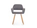 K283 chair, color: grey DIOMMI V-CH-K/283-KR-POPIEL