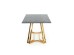 KONAMI table, color: top - black marble, legs - gold DIOMMI V-CH-KONAMI-ST