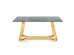 KONAMI table, color: top - black marble, legs - gold DIOMMI V-CH-KONAMI-ST