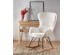 LIBERTO 2 leisure armchair cream / black / natural DIOMMI V-CH-LIBERTO_2-FOT-KREMOWY