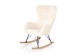 LIBERTO 2 leisure armchair cream / black / natural DIOMMI V-CH-LIBERTO_2-FOT-KREMOWY