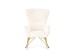 LIBERTO leisure armchair cream / gold DIOMMI V-CH-LIBERTO-FOT-KREMOWY