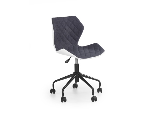 MATRIX children chair, color: white / grey DIOMMI V-CH-MATRIX-FOT-POPIEL