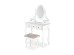 SARA dresser console with stool, white matt DIOMMI V-CH-SARA-KONSOLKA