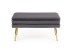 VELVA bench color: grey/gold DIOMMI V-CH-VELVA-POPIEL/ZŁOTY