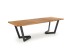 MASSIVE extension table, color: light oak / black DIOMMI V-PL-MASSIVE-ST