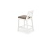 BORYS LOW bar stool, color: white / INARI 23 DIOMMI V-PL-N-BORYS_LOW-BIAŁY-INARI23