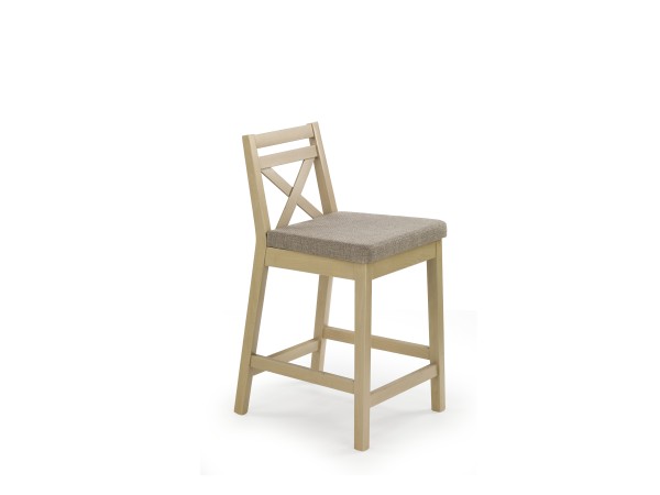 BORYS LOW bar stool, color: sonoma oak / INARI 23 DIOMMI V-PL-N-BORYS_LOW-SONOMA-INARI23