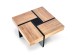 SEVILLA, c.table, craft oak / black DIOMMI V-PL-SEVILLA-LAW