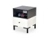 SILVIA bedside table, white - black DIOMMI V-PL-SILVIA-SZAFKA_N-BIAŁY/CZARNY