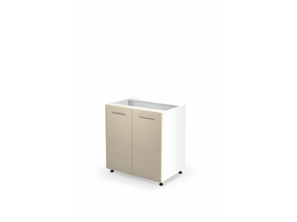 VENTO D-80/82 lower cabinet, color: white / beige DIOMMI V-UA-VENTO-D-80/82-BEŻOWY