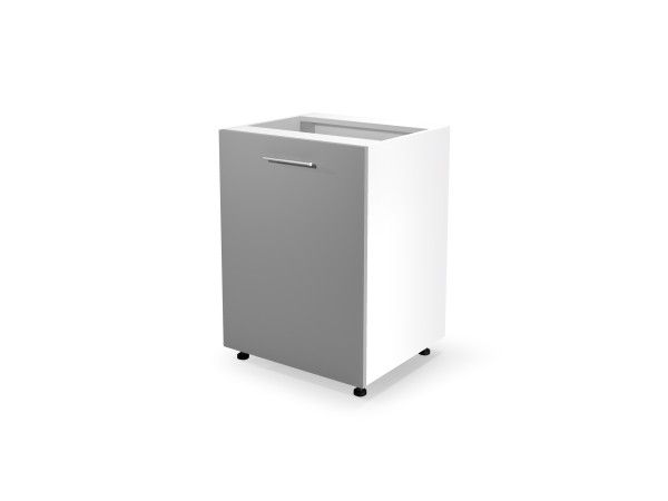 VENTO DK-60/82 sink cabinet, color: white / light grey DIOMMI V-UA-VENTO-DK-60/82-J.POPIEL