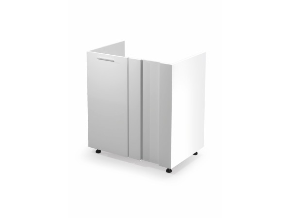 VENTO DK-80/82 corner sink cabinet, color: white DIOMMI V-UA-VENTO-DKN-100/82-BIAŁY