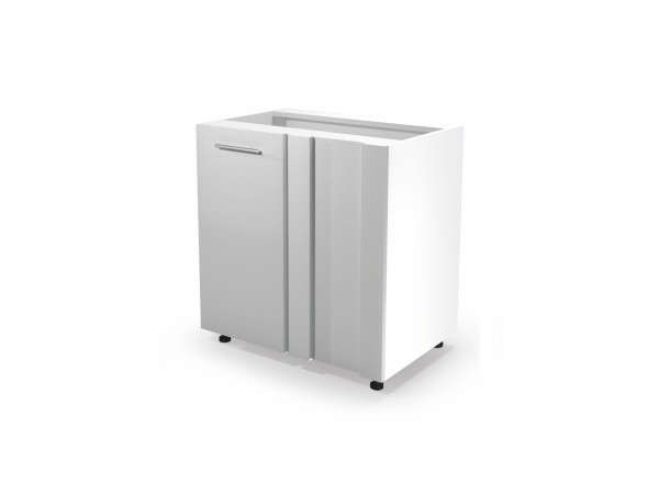 VENTO DN-100/82 corner lower cabinet, color: white DIOMMI V-UA-VENTO-DN-100/82-BIAŁY