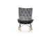 INDIGO chair color: dark grey/black