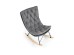 INDIGO chair color: dark grey/black