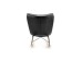 INDIGO chair color: dark grey/black