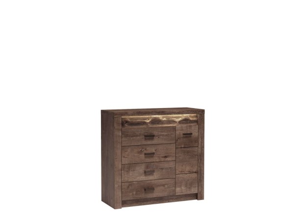 INDIANAPOLIS chest of drawers I17 dark ash tree