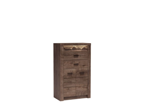 INDIANAPOLIS chest of drawers I6 dark ash tree