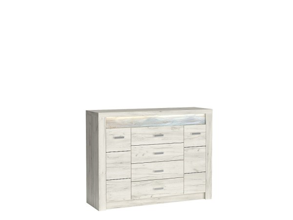 INDIANAPOLIS chest of drawers I7 kratf white