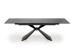 LUCIANO extension table, blue marble / black