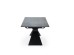 LUCIANO extension table, blue marble / black