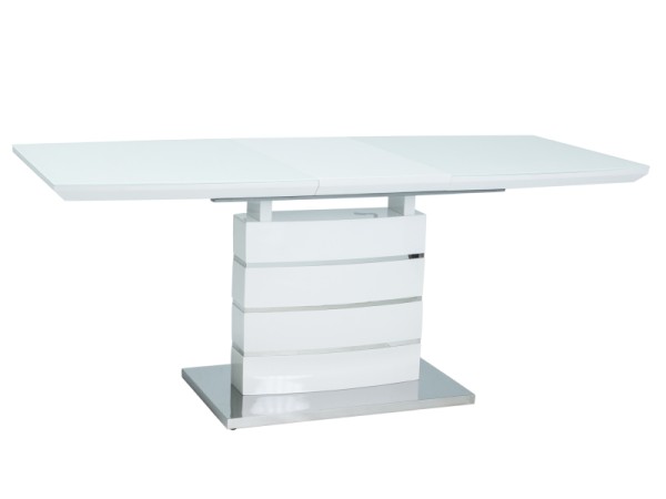 LEONARDO TABLE WHITE VARNISH / ΛΕΥΚΟ ΒΕΡΝΙΚΙ 140 (180) X80 DIOMMI LEONARDOBB140