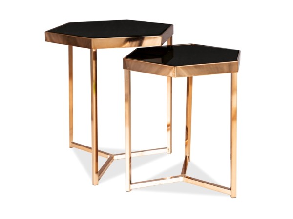 BENCH MILOS BLACK/CHAMPAGNE (SET) DIOMMI MILOCCZSZ