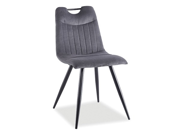 ORFE SZTRUKS CHAIR ΜΑΥΡΟ ΠΛΑΙΣΙΟ / ΓΚΡΙ FJORD 15 DIOMMI ORFESCSZ