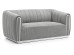 SANTORINI 2 SOFA GRAY TAP.198 / SILVER DIOMMI SANTORINI2SSZ