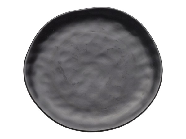 Πιάτο Organic Black Κεραμικό 26x26x2 εκ - Μαύρο