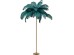 Φωτιστικό Δαπέδου  Feather Palm Πράσινο 65 x 65 x 165εκ. Ε27 - Χρυσό